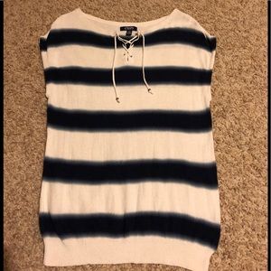 Chaps Ralph Lauren Sweater lace up sweater
